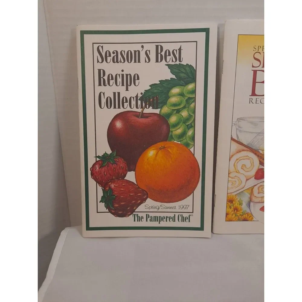 Lot of 10 The Pampered Chef‎ Season's Best Recipe Collection Cookbooks Booklets